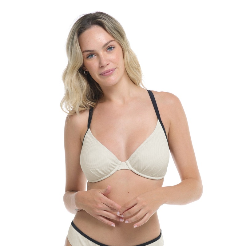 Hilary D, DD, E & F Cup Top – MAU LOA (Ivory)
