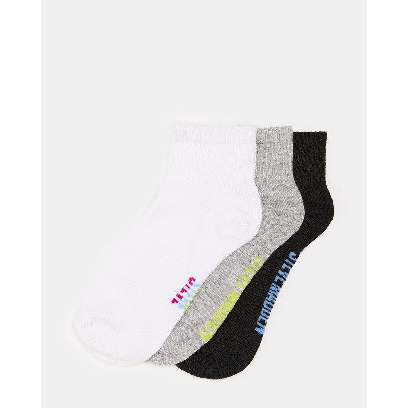 SPEEDY SOCKS WHITE MULTI