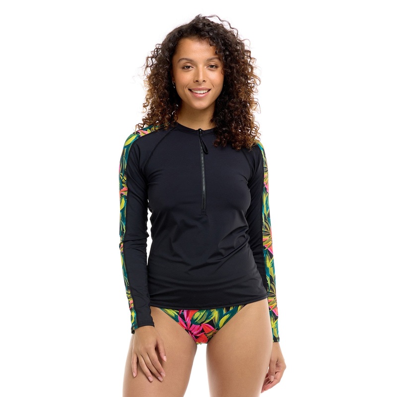 Joyce Rashguard – CASTAWAY-Black