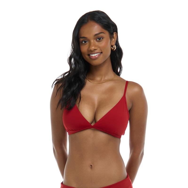 Jayme D Cup Top – GARNET