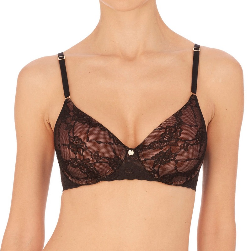 Bliss Allure Contour Underwire Bra – 721303 – Black/Glow