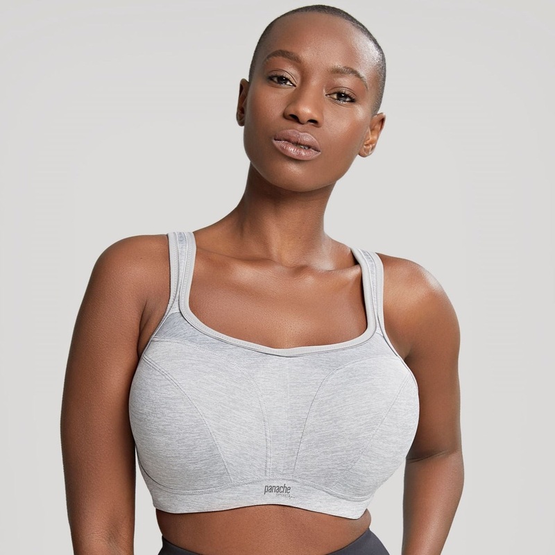 High Impact Sports Bra  – 5021 – Gray Marl
