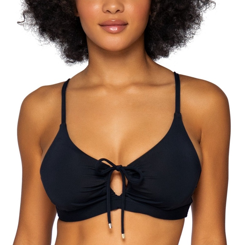 Kauai Keyhole Bikini Top – 54 – BLACK