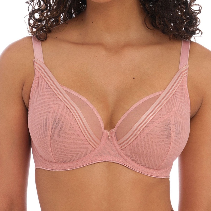 Tailored High Apex Plunge Bra – AA401121 – Ash Rose