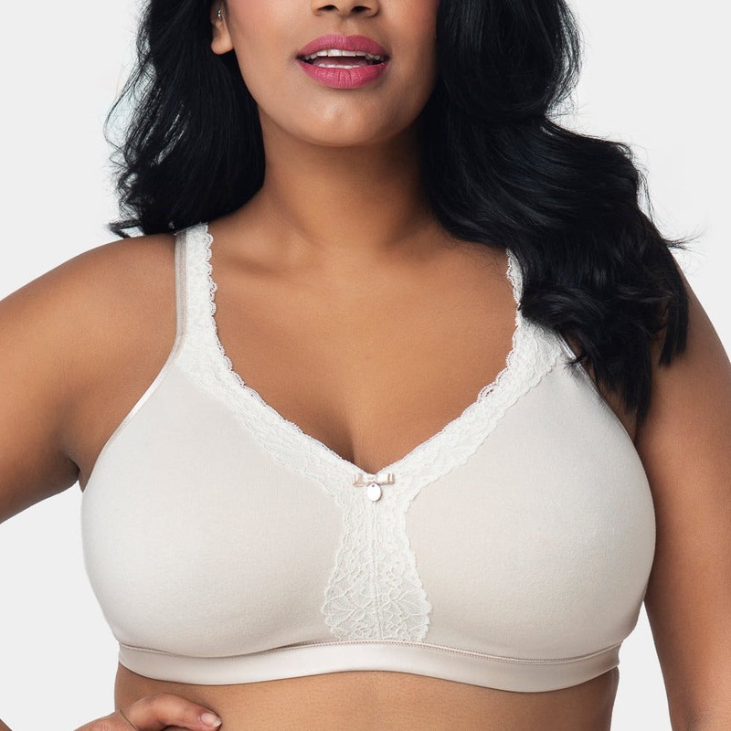 Cotton Luxe Wirefree Bra – 1010 – Natural