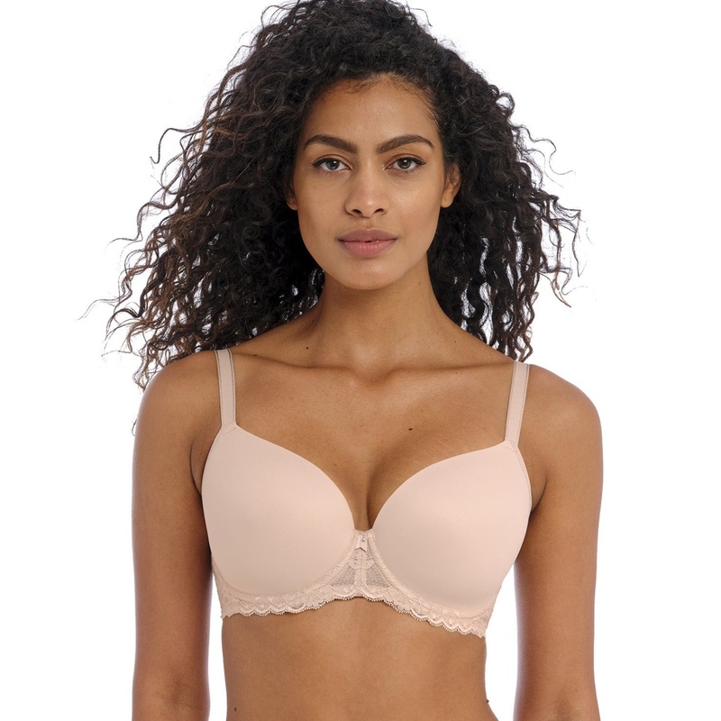 Offbeat Underwire Moulded Demi T-Shirt Bra – AA5450 – Natural