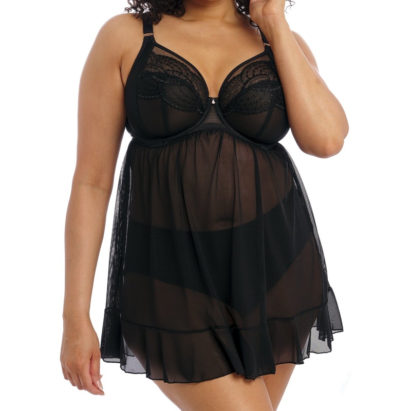 Priya Underwire Babydoll – EL4551 – Black