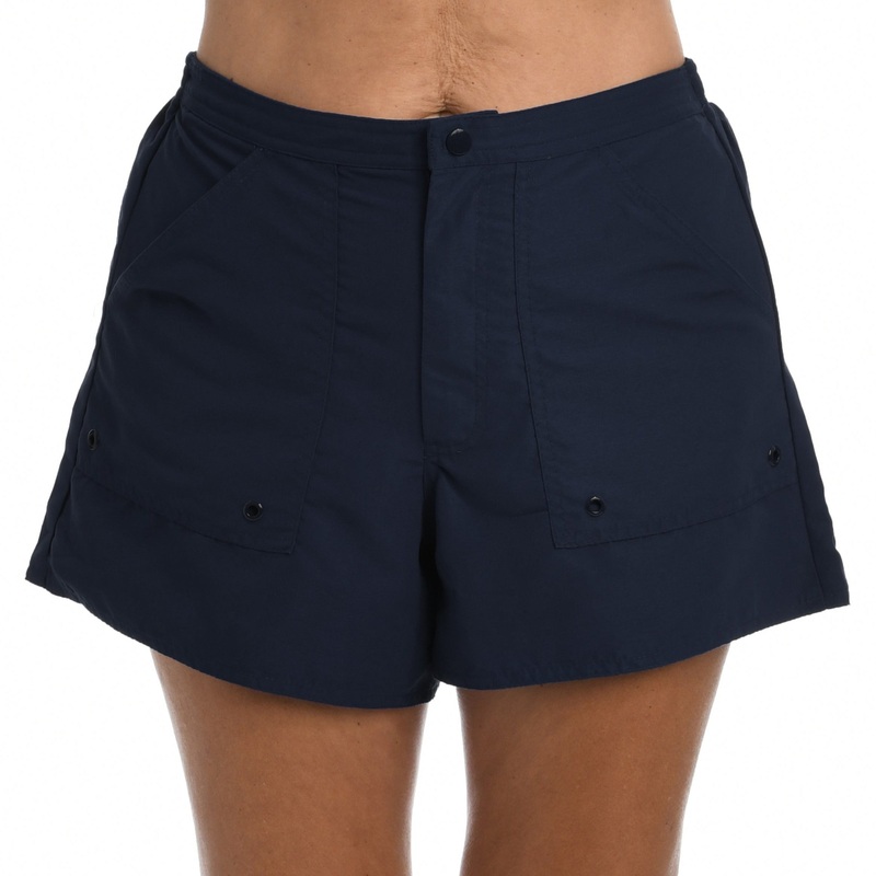 Solid Woven Board Short – MM6NL53 – Navy/Black