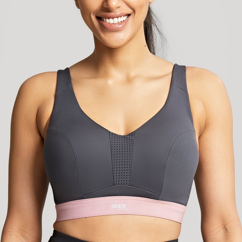 Ultra Perform Non-Padded Wired Sports Bra – 5022 – Charcoal