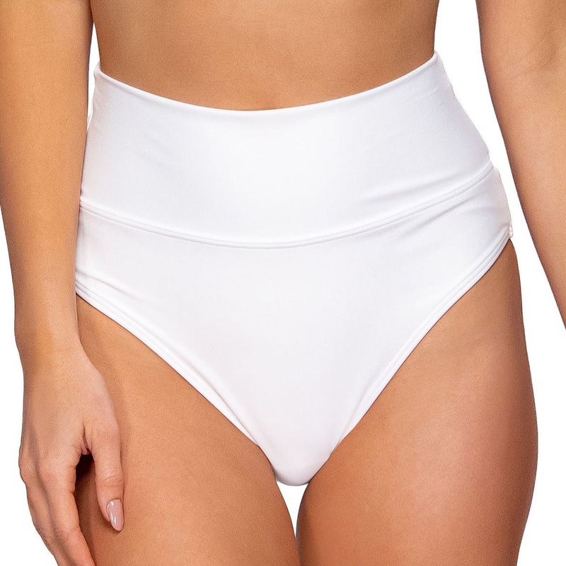 Hannah High Waist – 33B – White Lily