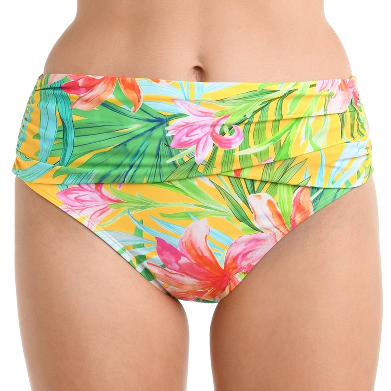 Calypso Bloom Mid-Waist Sash Band Bottom – LB4BR97
