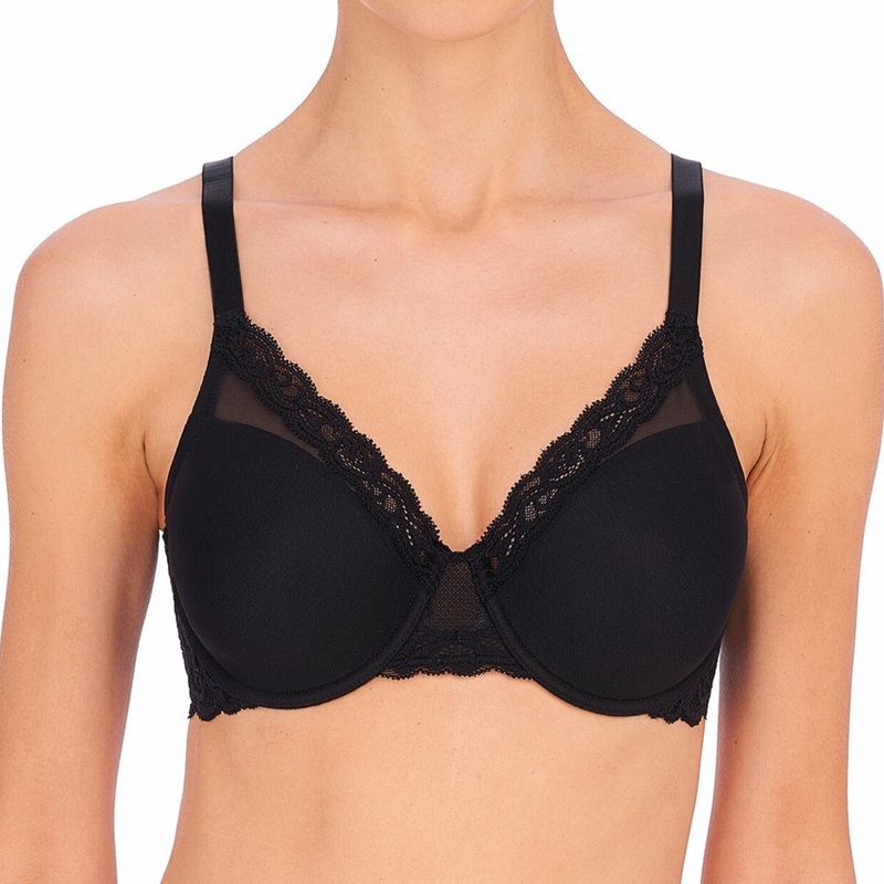 Feathers Full Figure Underwire Bra – 741299 – Black