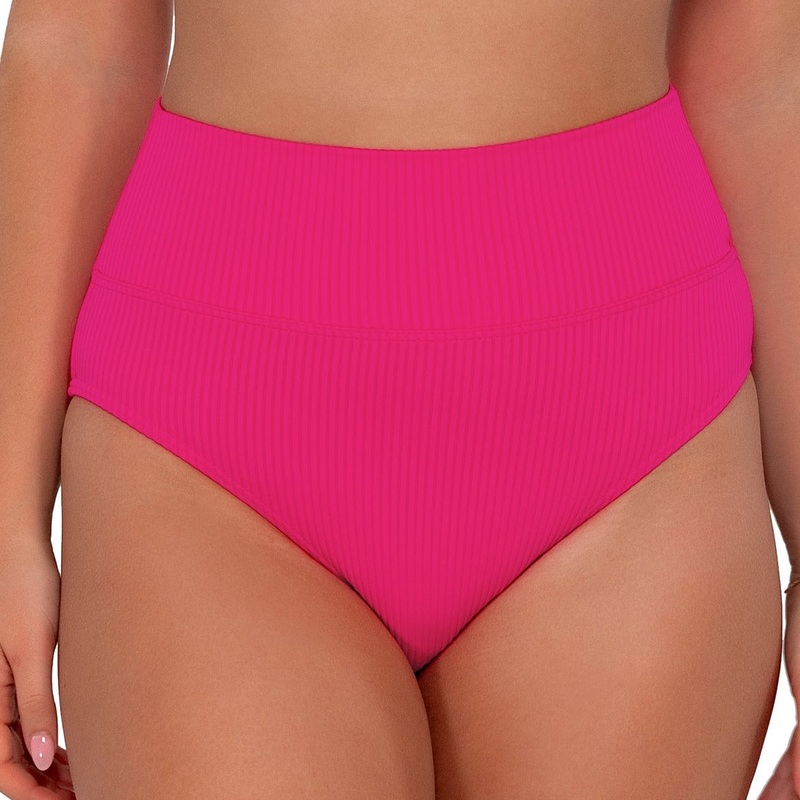 Hannah High Waist – 33B – Begonia Sandbar Rib