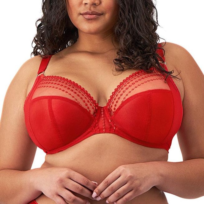 Matilda Underwire Plunge Bra – EL8900 – Haute Red