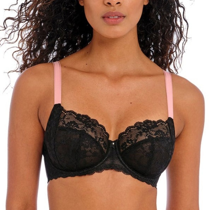Offbeat Underwire Side Support Bra – AA5451 – Black