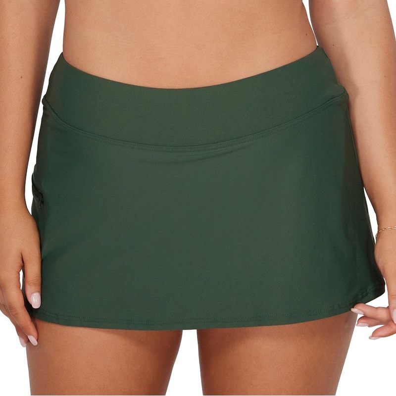 Sporty Swim Skirt – 40B – Island Green