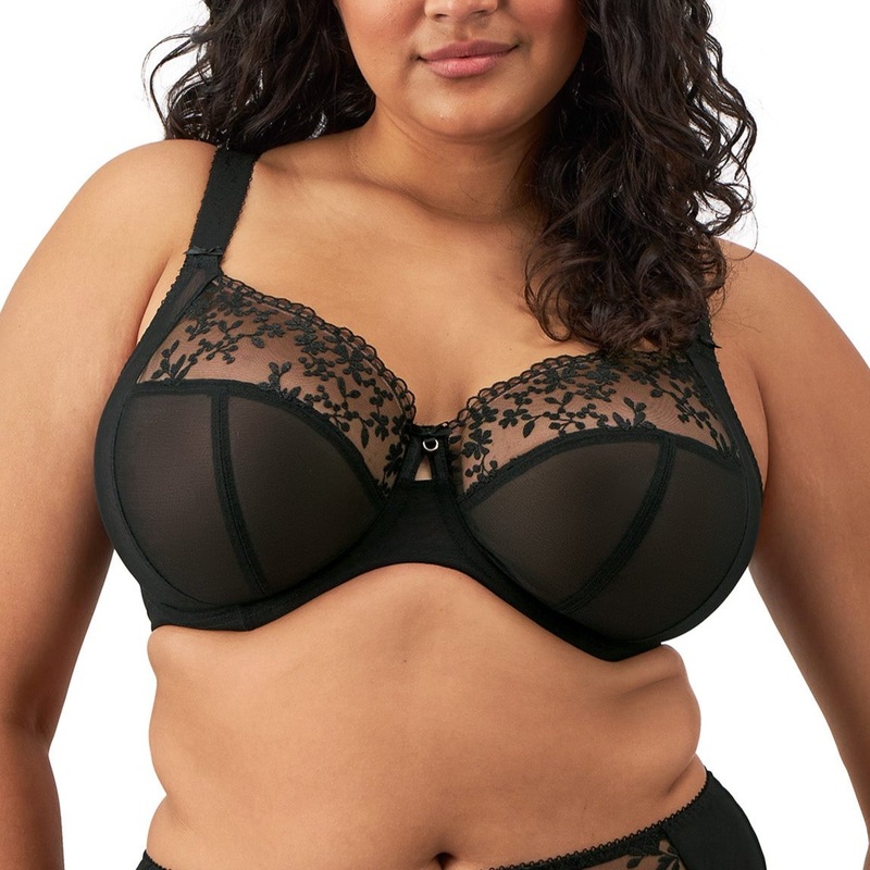 Zarla Stretch Banded Bra – EL302505 – Black