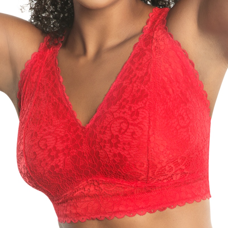 Adriana Lace Bralette – P5482 – Red