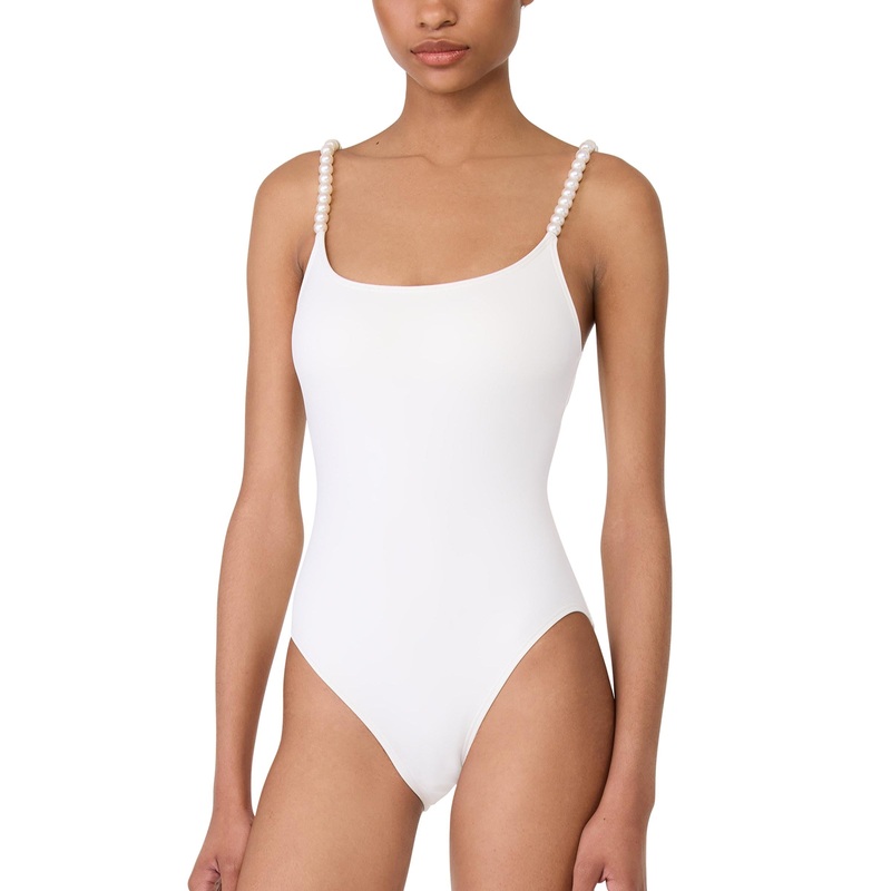 Pearl Strap One Piece – S20486 – Cream
