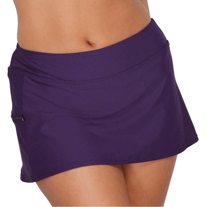 Sporty swim skirt – 40B – Paradise Plum