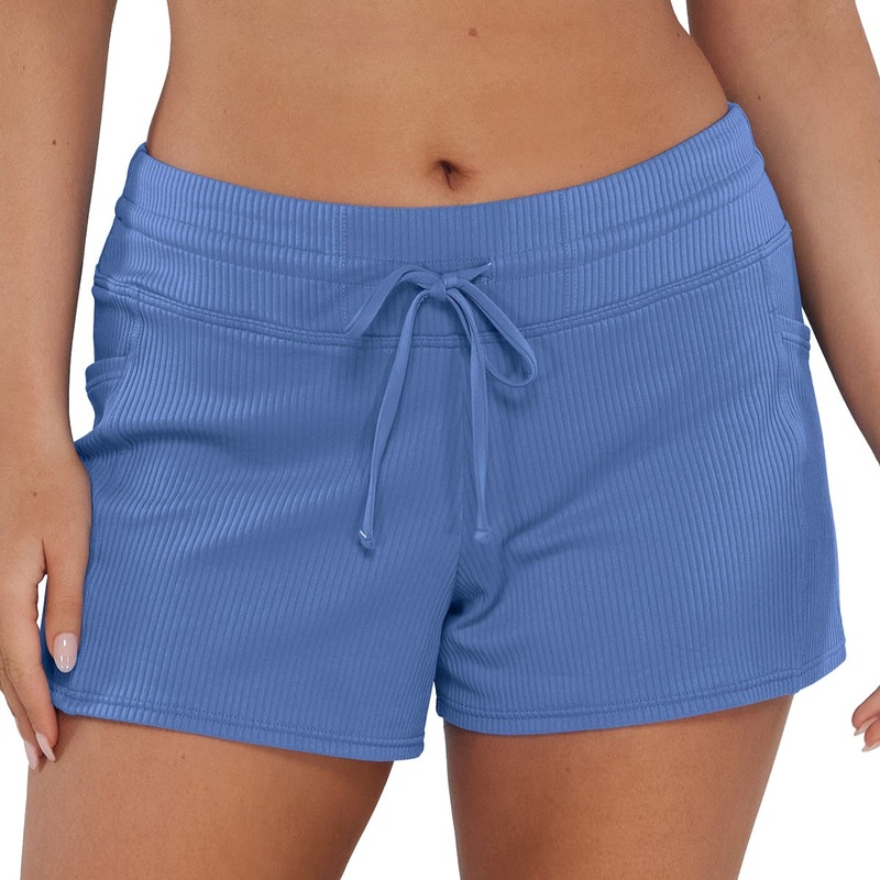 Laguna Swim Short – 905B  – Harbor Blue Sandbar Rib