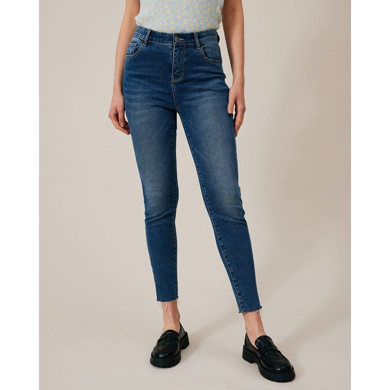 The Premium-fabric High-rise Skinny Jeans