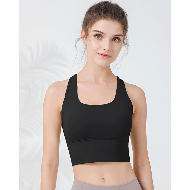 Black I-back Yoga Tank Top – Light Support