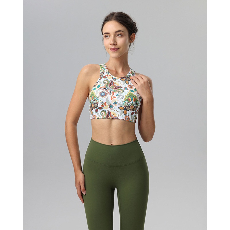 Floral X-Cross Tank Top