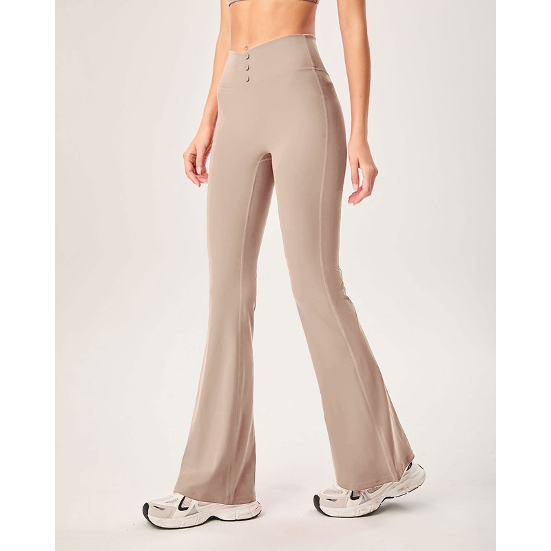 Khaki High Waisted Sleek Leggings