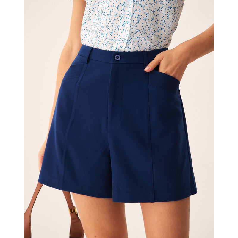 Navy Pocket Shorts