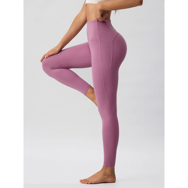 Pink High Waisted Quick-drying Leggings