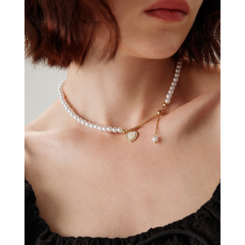 Alloy Pearl Necklace
