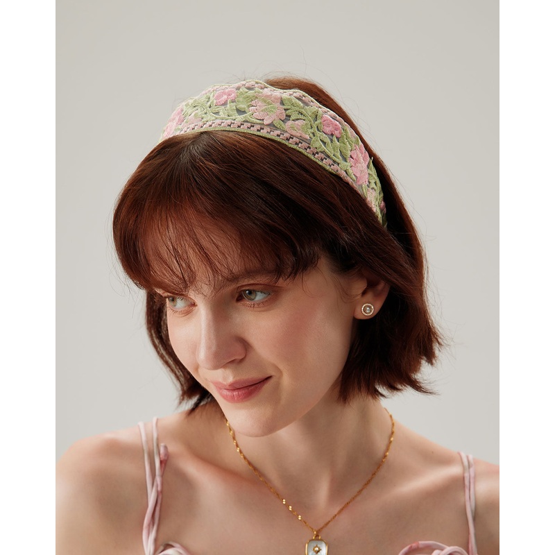 Pink Floral Headband