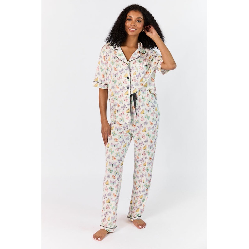 Good To Get Away Butterfly Pajama Pants
