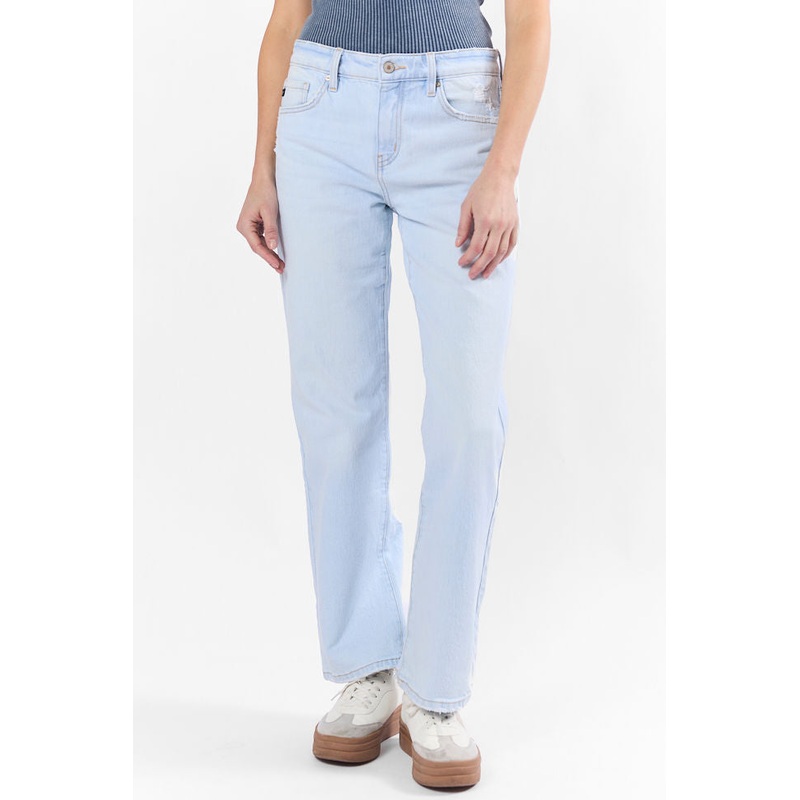 Taylor Light Wash Mid Rise Baggy Jeans