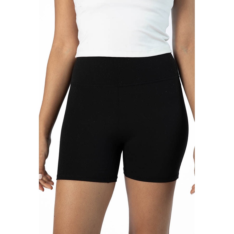 Home Stretch Black Biker Shorts