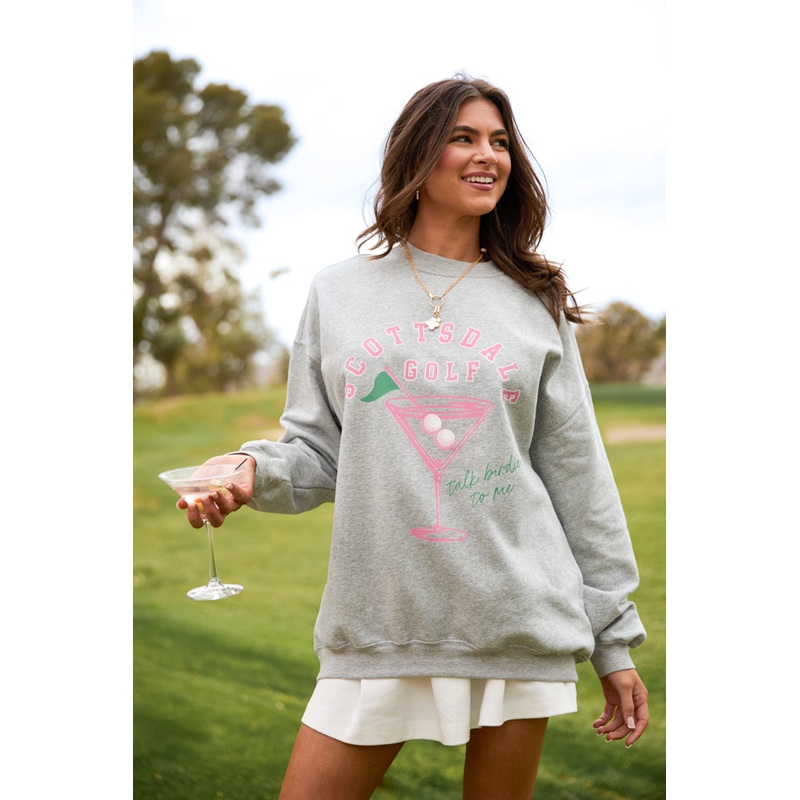 Scottsdale Golf Light Grey Graphic Sweatshirt
