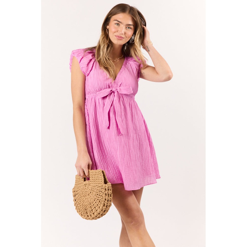 Southernmost Charm Pink Mini Dress