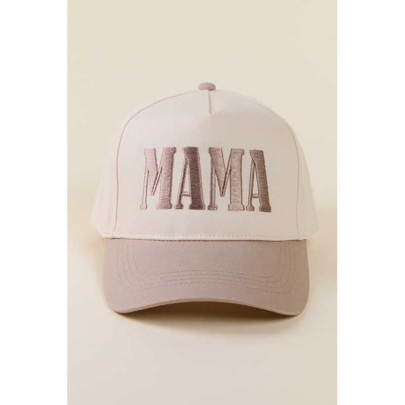 Mama Beige Trucker Hat