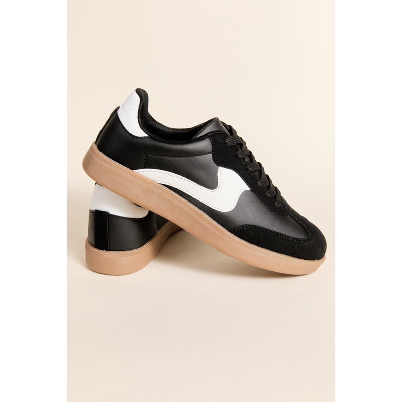 Tiffany Black Swirl Sneakers