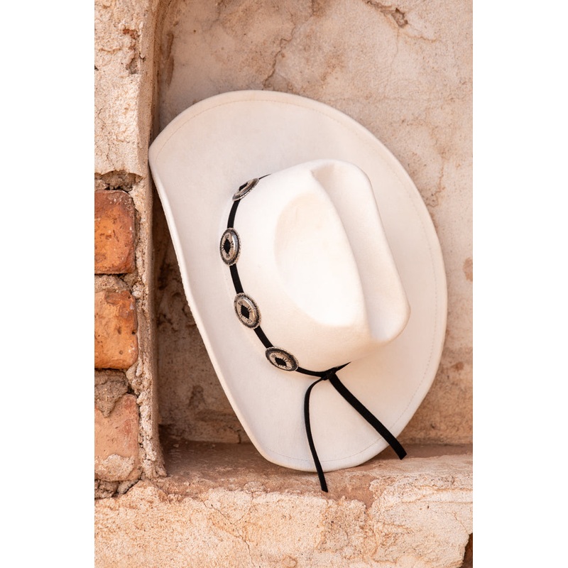 Concho Cream Cowboy Hat