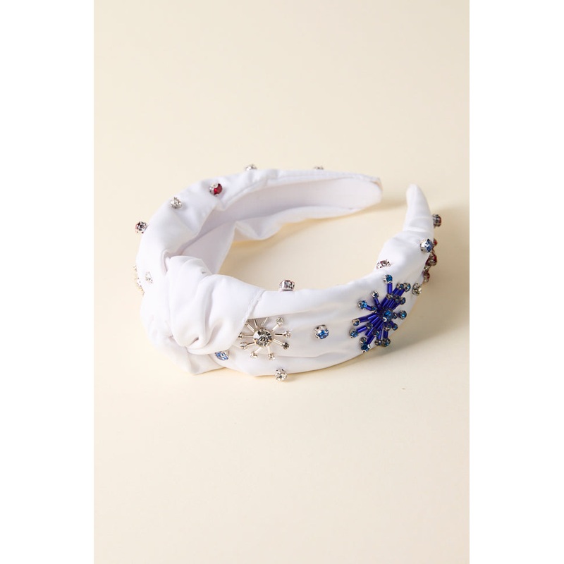 White Fireworks Headband
