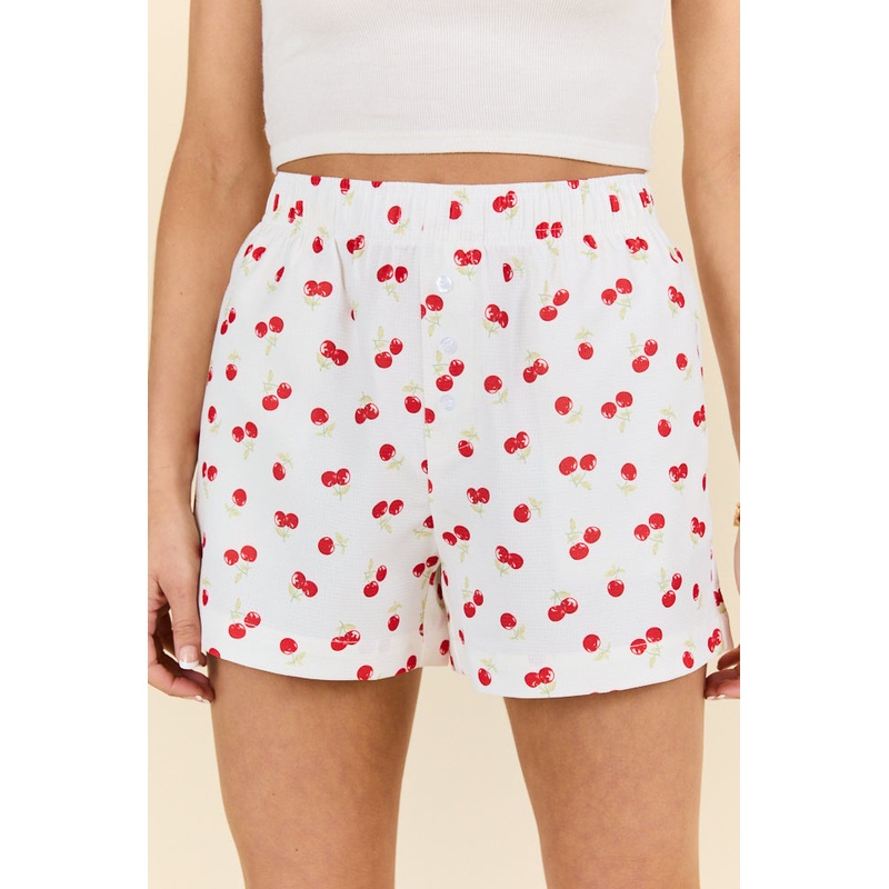 Living My Truth Cherries Boxer Shorts