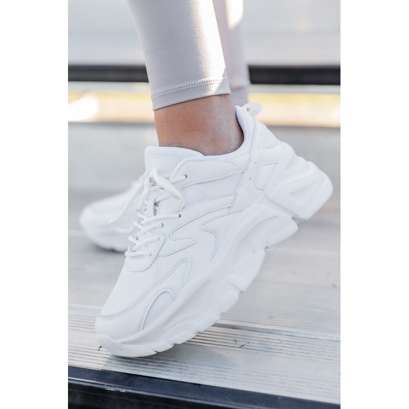 Tessa White Chunky Sneakers FINAL SALE