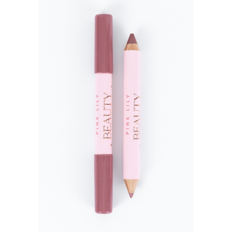 Beauty Double Bloom Dual Lipstick and Lip Liner – Mauve Moment FINAL SALE