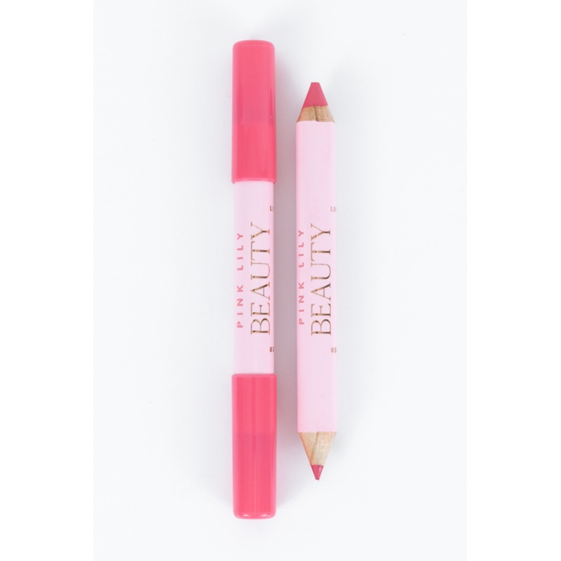 Beauty Double Bloom Dual Lipstick & Lip Liner – Cotton Candy FINAL SALE
