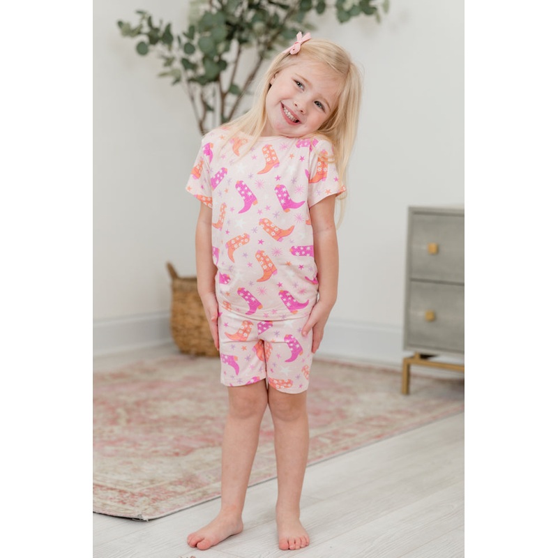 Over The Moon In Giddy Up Girly Bamboo Set