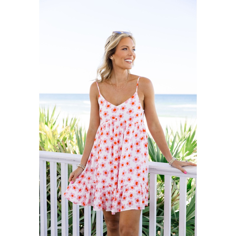 Keep Blooming In Kennedy Daisy Dress