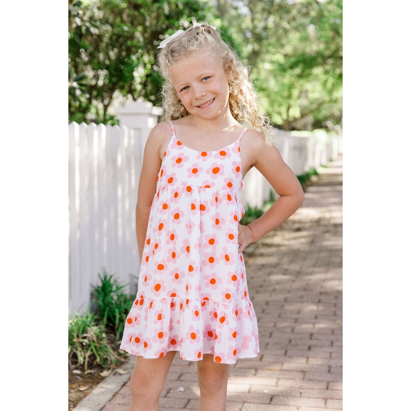 Kid’s Keep Blooming In Kennedy Daisy Floral Dress FINAL SALE