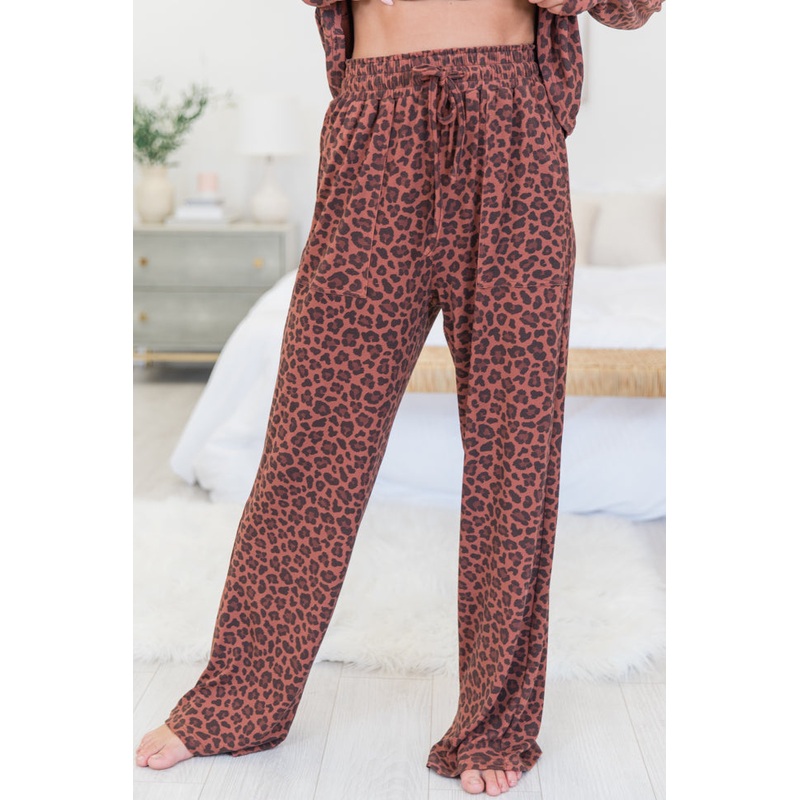 Angelic Aura In Pink Spotted Sweetheart Pajama Pants FINAL SALE